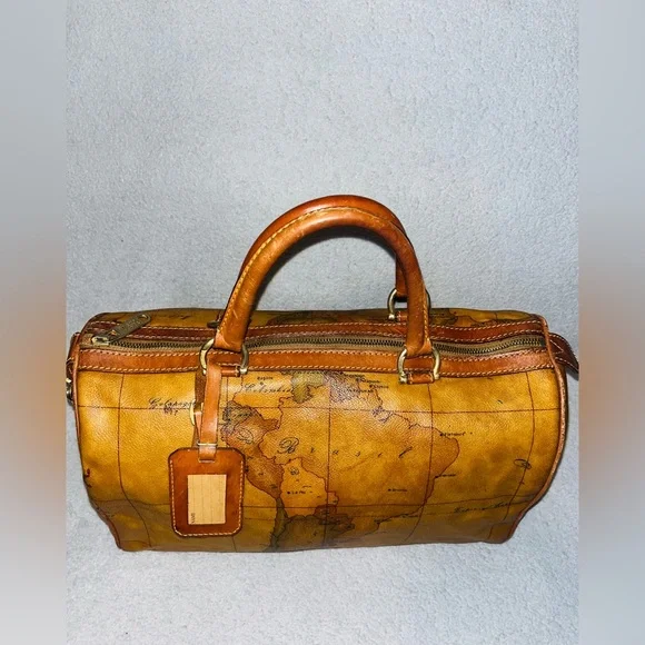 Alviero Martini World Map  Boston Bag - Picture 10 of 14